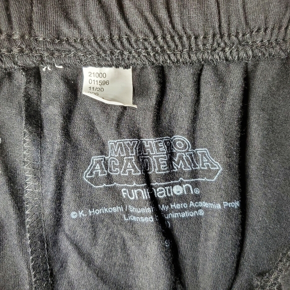 NWT Men's My Hero Academia All Might Lounge Pants Size Medium Black - Picture 8 of 16